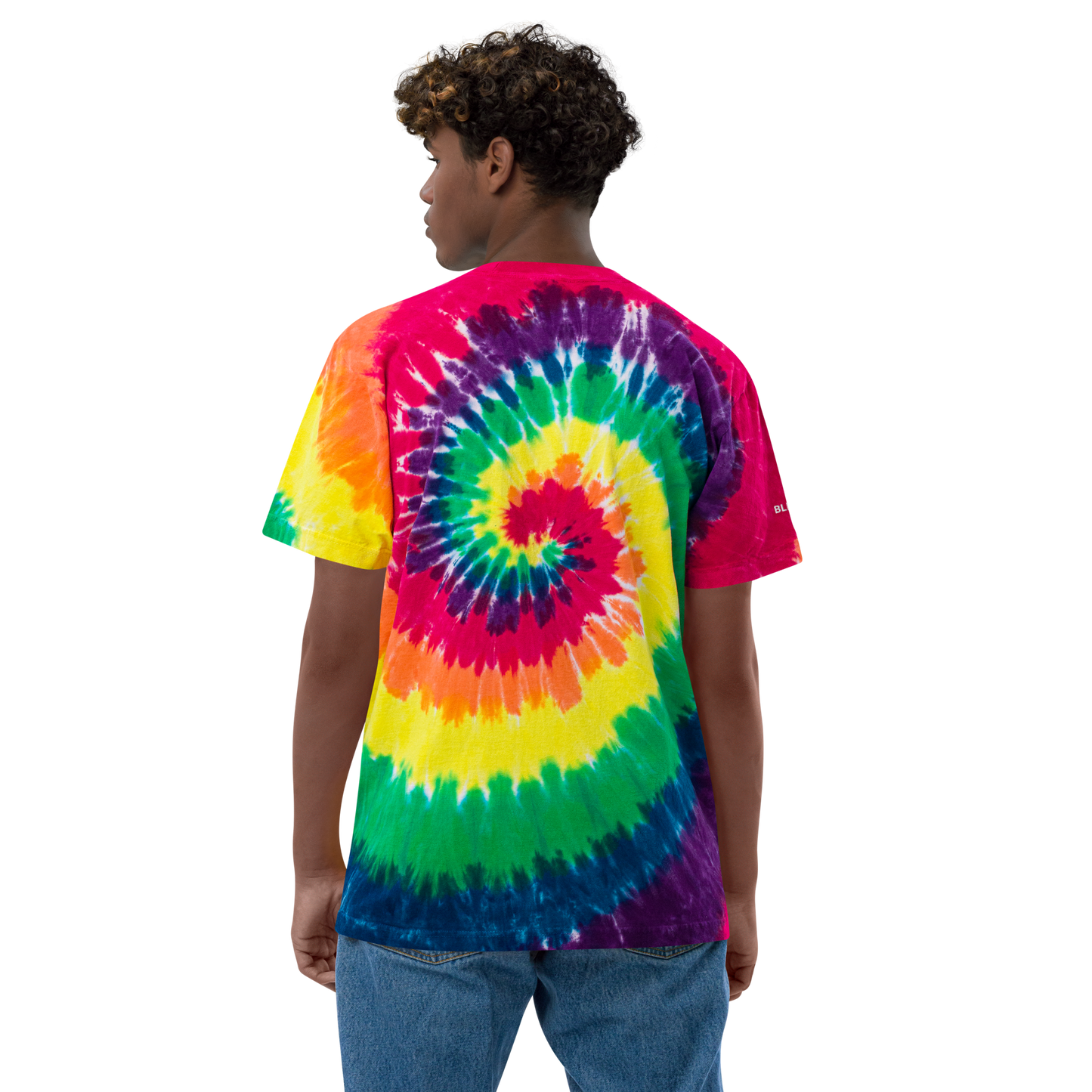 BLESSED Oversized tie-dye t-shirt