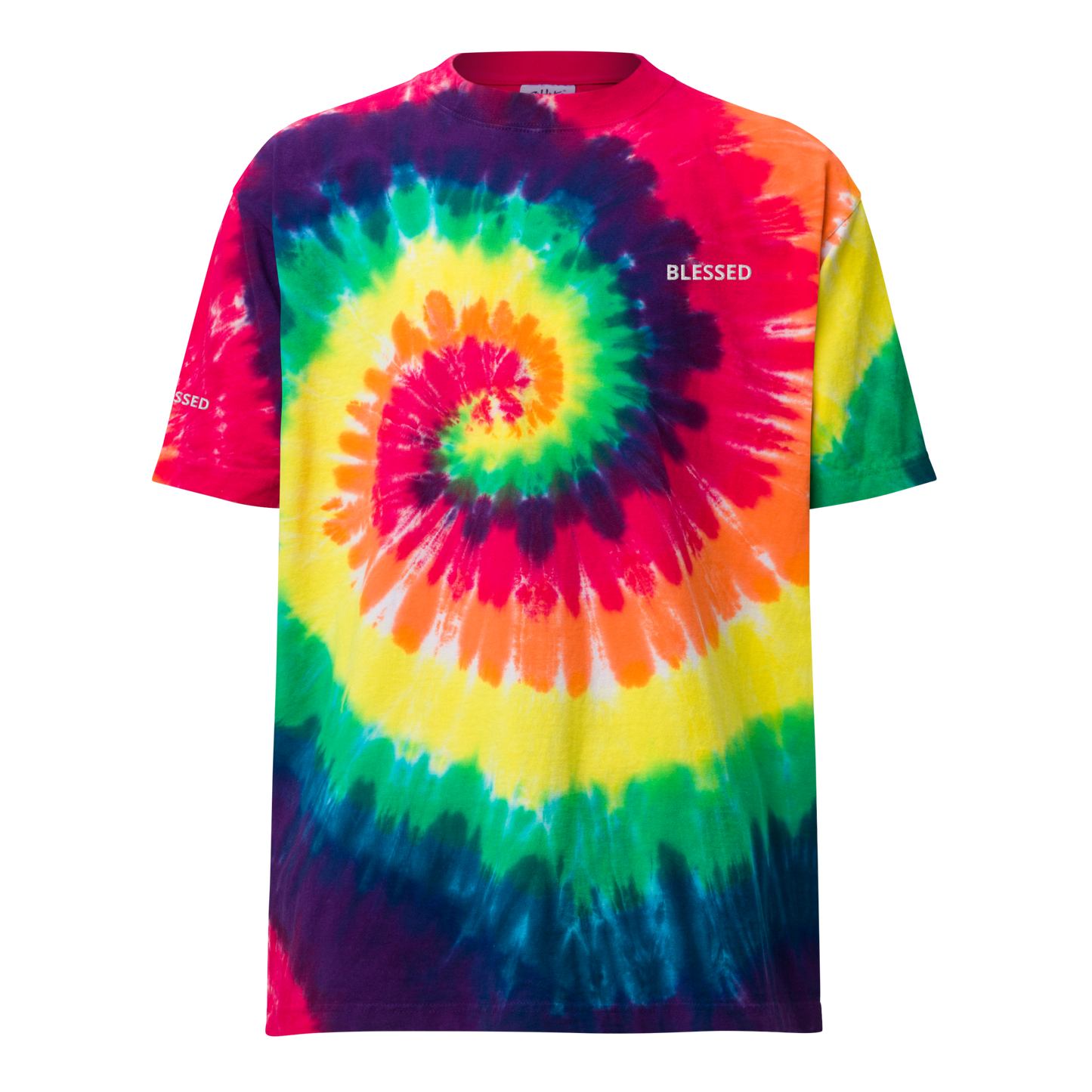 BLESSED Oversized tie-dye t-shirt