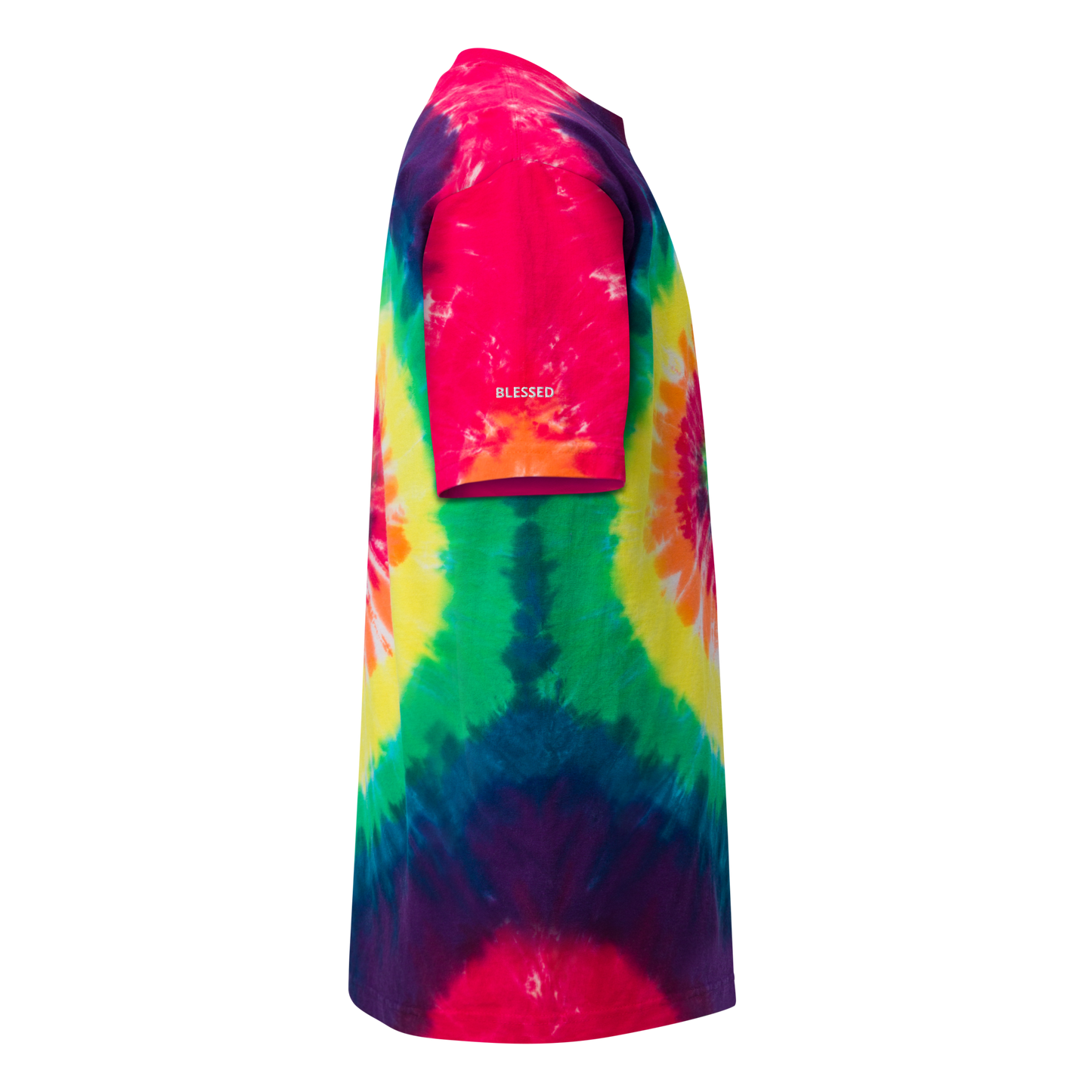 BLESSED Oversized tie-dye t-shirt