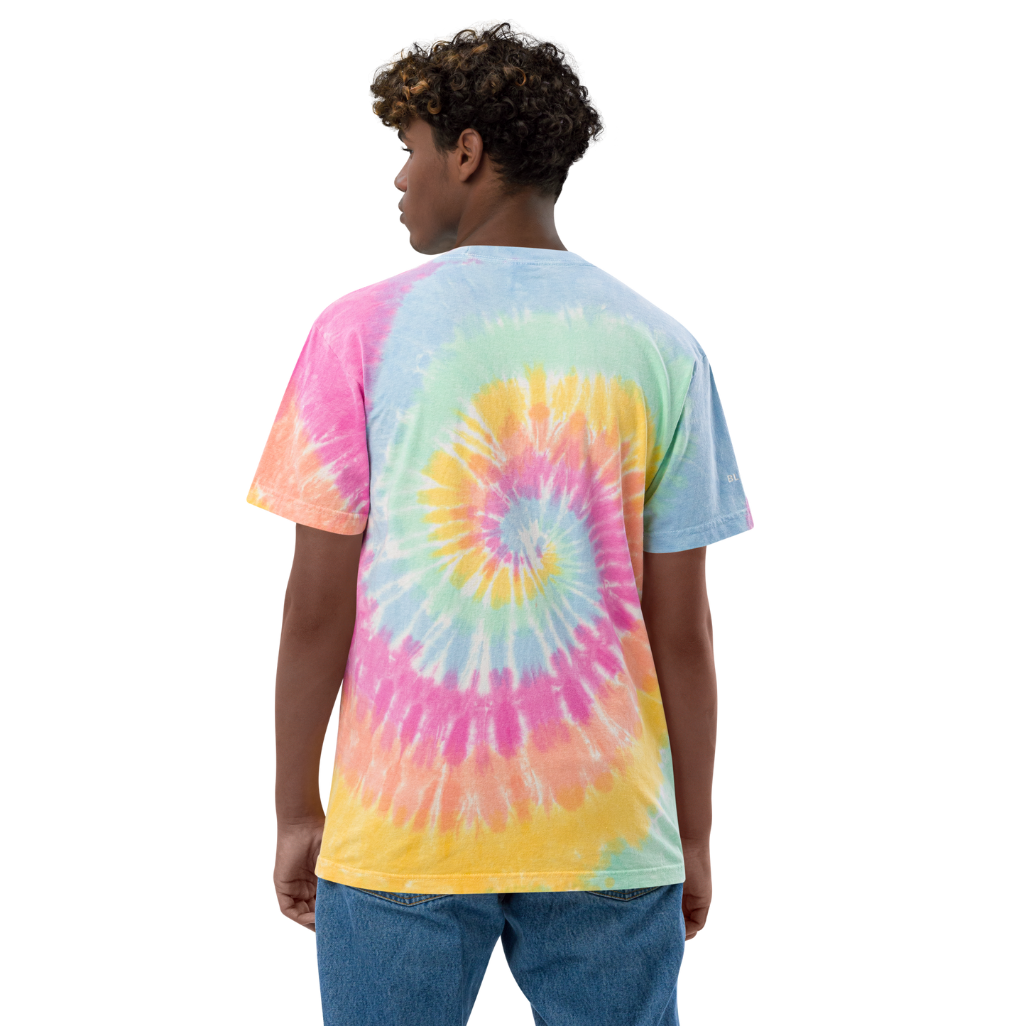 BLESSED Oversized tie-dye t-shirt