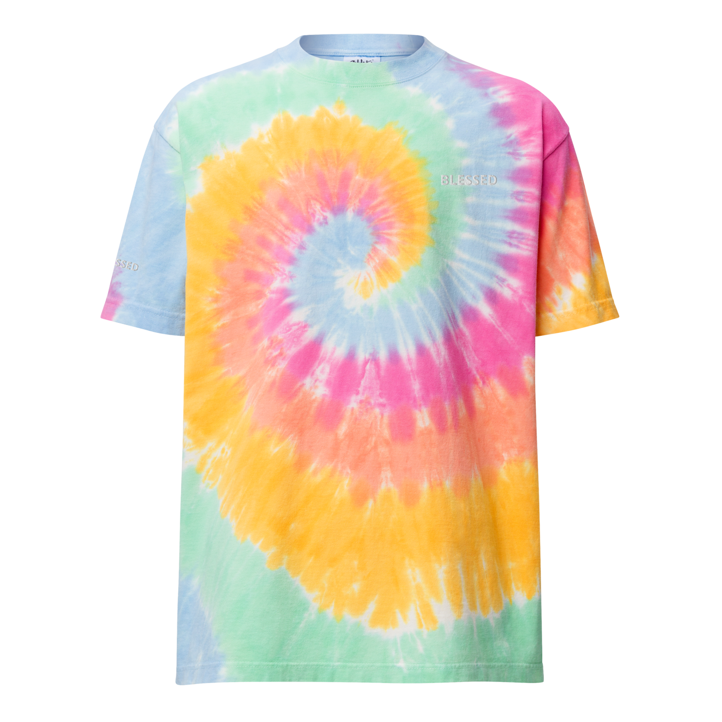 BLESSED Oversized tie-dye t-shirt