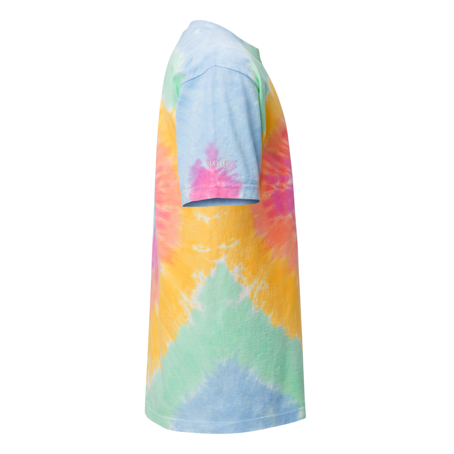 BLESSED Oversized tie-dye t-shirt