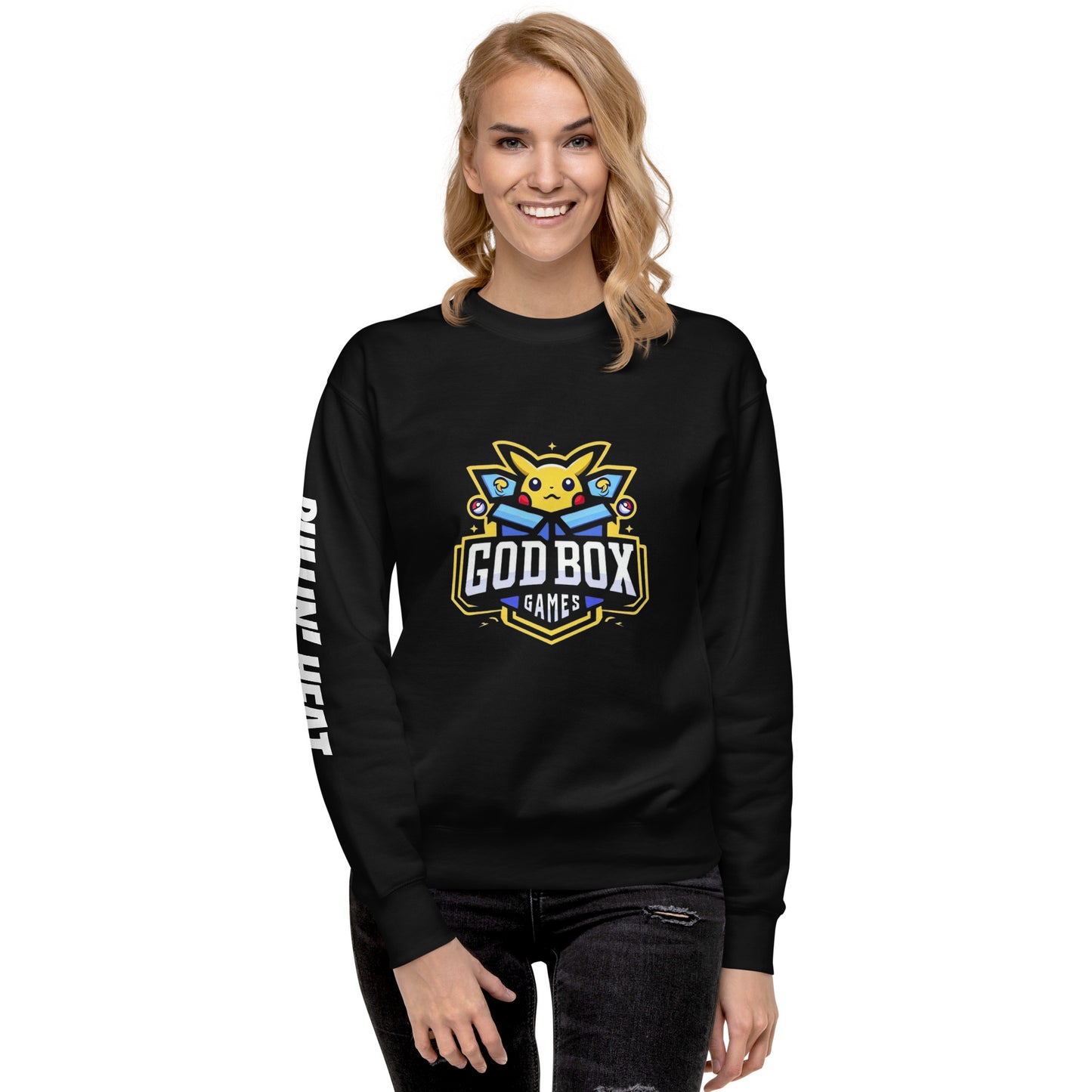 GodBoxxBlessedBae Unisex Premium Sweatshirt