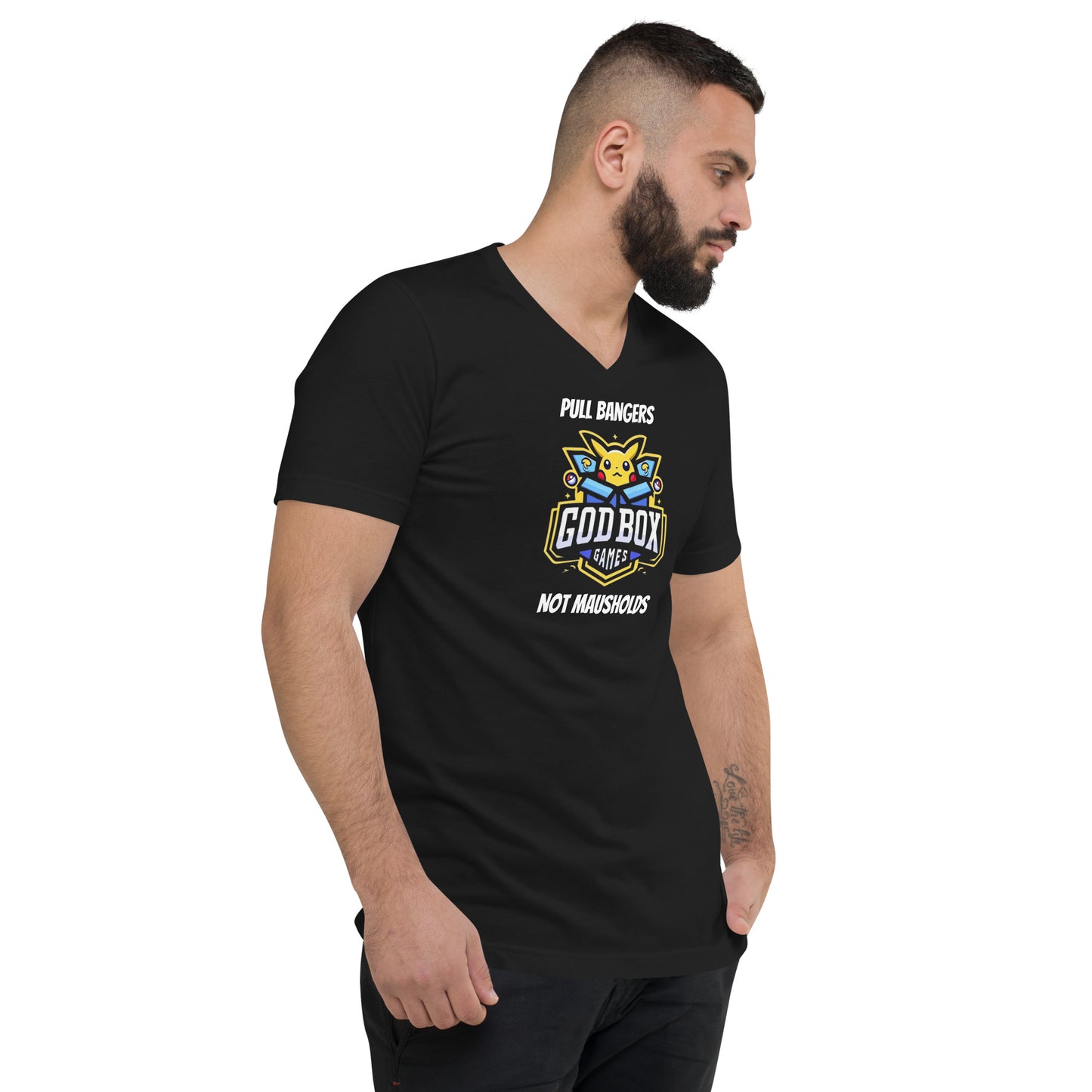 GodBoxxBlessedBae Unisex Short Sleeve V-Neck T-Shirt