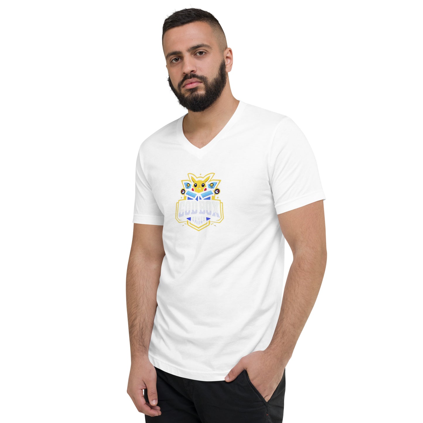 GodBoxxBlessedBae Unisex Short Sleeve V-Neck T-Shirt